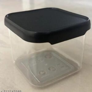 Private Lable Unbreakable Pack Of 6 Tight Square Plastic Containers Set For Kitchen
