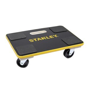 STANLEY SXWT MS572 SP Plywood Moving Dolly 200kg Load Capacity 2 9 76mm Nylon Wheels Heavy Duty Transport Trolley 45x30x12 5 cm