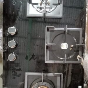 Crompton Optime 78 cm 3 Burners Built in Glass HOB OPFB783TI MBL Midnight Black 2 burners set missing