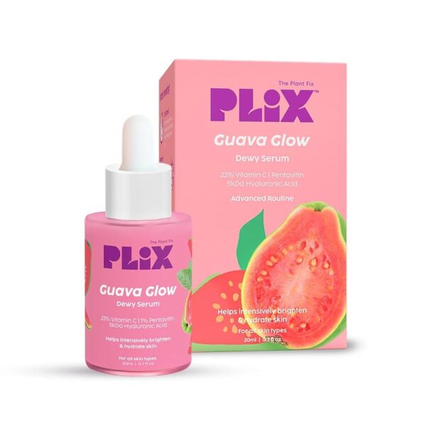 The Plant Fix Plix 10 Vitamin C Guava Face Serum for Skin Brightening Clear Glowing 20 ml
