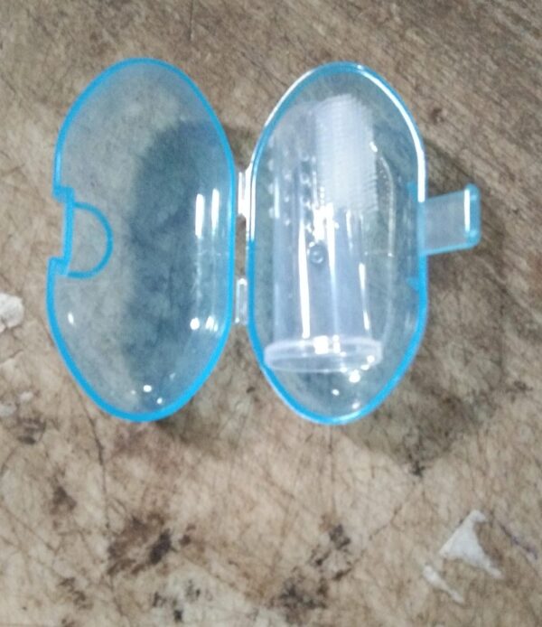 Private Lable Baby Love Truly Organic Baby Silicone Finger ToothBrush