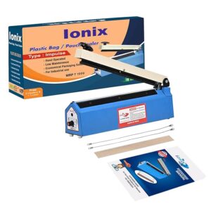 IONIX Sealing Machine for Food Packets Blue
