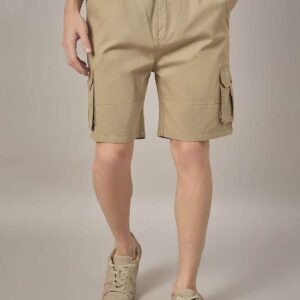 Studio Nexx Men Cotton Cargo Shorts Olive Green Size 4XL