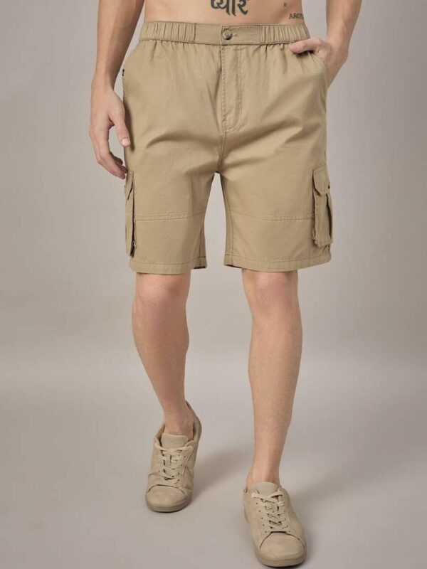 Studio Nexx Men Cotton Cargo Shorts Olive Green Size 4XL