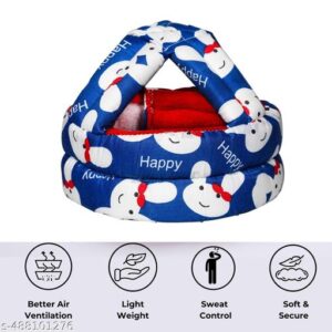Private Lable Baby Bump Free Safety Helmet Ultra Comfortable and Adjustable Headgear for Protecting Little Ones from Head Injuries Dark Blue