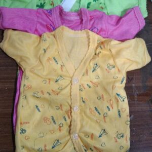 Private Lable New Born Baby Half Sleeve Top Malticolor Pack Of 3