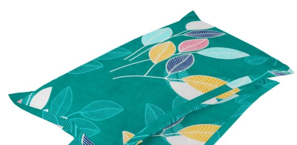 Private Lable 1 Pcs Poly cotton Pillow Cover printed green color