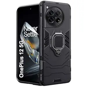 TheGiftKart Tough Armor Bumper Back Case Cover 5G PC TPU Black
