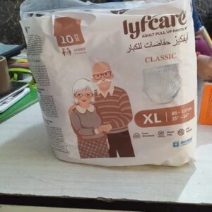Lyfcare Adult Diapers Pull Up Pants Pack of 10 XL
