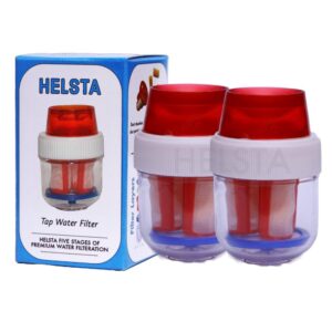 HELSTA Pack Of 2 Tap Water Filter Of Five Stages And Dust Absorber Inside The Filter multicolour