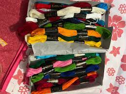 Private Lable Premium Stranded Cotton Threads Skein for Hand Embroidery Craft multicolour 20pcs