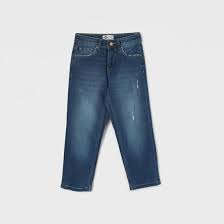 Lee Cooper Juniors Girls Distressed Slim Fit Jeans colour blue size 11 12 yrs