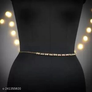 Private Lable White Kamarband for Girls women