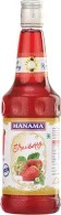MANAMA Strawberry Syrup Mixer for Mocktails and Cocktails 750ML 750 ml Pack of 1