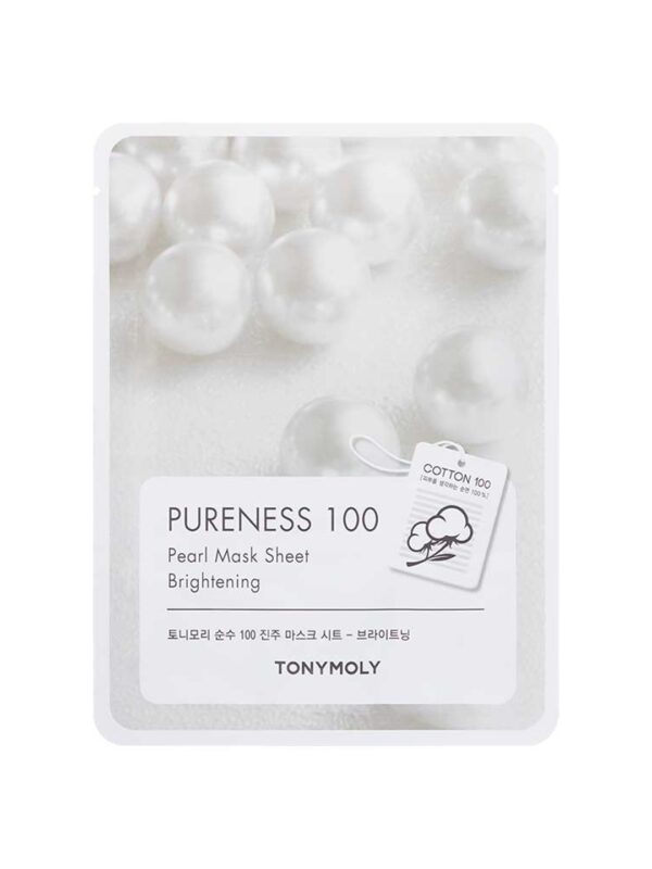 Tonymoly pureness 100 pearl mask sheet brightining 21ml