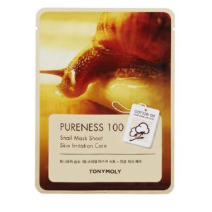 tonymoly Pureness 100 snail mask sheet skin irritation care 21ml