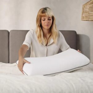 Emma Sleep India Set of 2 Foam Pillow colour white