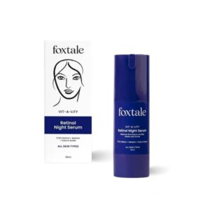 foxtale Vit A Lity Retinol Night Serum Reduces Fine Lines Wrinkles Firms Lifts Skin 30ml