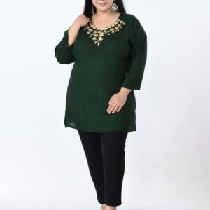 VAAMII Green Tops for Women green colour 3XL size