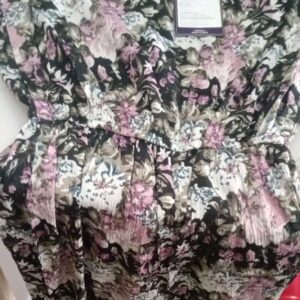 Fashion Dream Girl s Ankle Length Floral Printed Ruffle Jumpsuit multicolour size 40