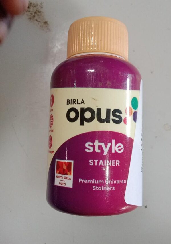 Birla Opus Style Premium Universal Paint Stainers 50ml yellow oxide colour