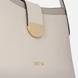 IRTH women delight shoulder bag white colour