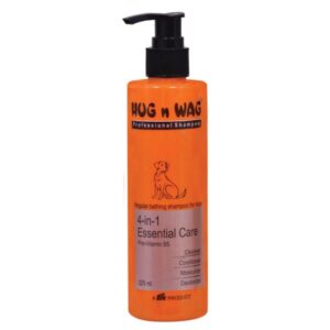 Hug n Wag Professional 4 in 1 Essential Care Shampoo for Dogs 225 ml