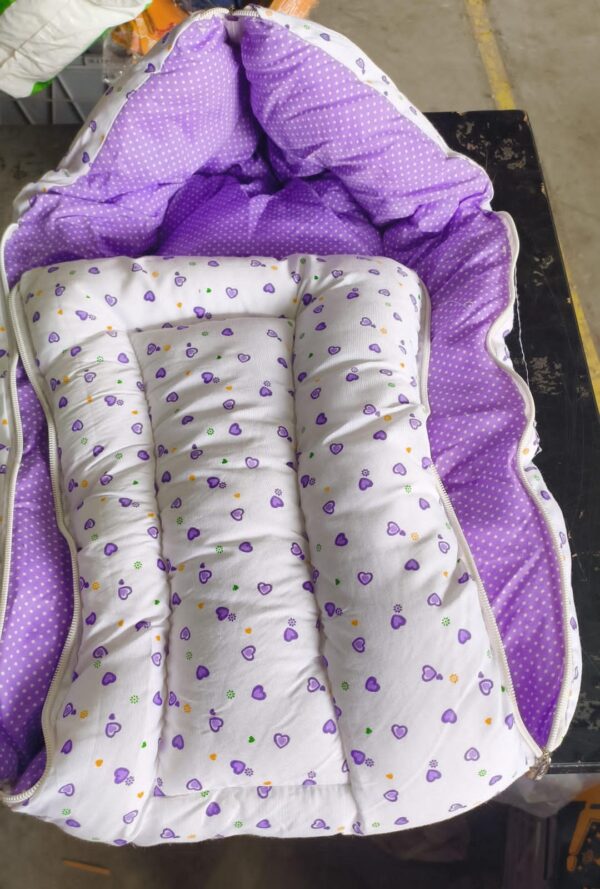 Private Label Cotton Baby Sleeping Bag 3 12 Months white and blue colour
