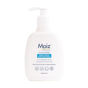 Moiz Cleansing Lotion Face Body Cleanser For Sensitive Skin 200ml