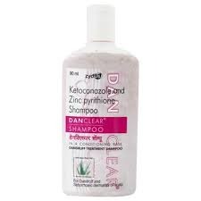 Danclear Bottle of 90ml Shampoo with Ketoconazole and Zinc Pyrithione 90ml