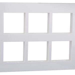 Anchor 12 M Plate with Frame White Lxw 22cm x15 4cm