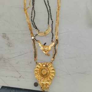 Brass Gold plated Gold Jewel Set Pack of 3