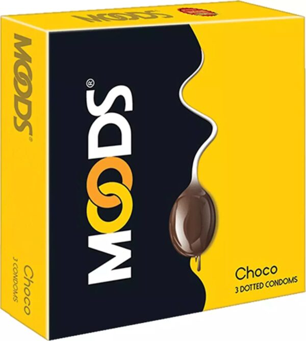 Moods Choco Dotted Condom Pack Of 3 S