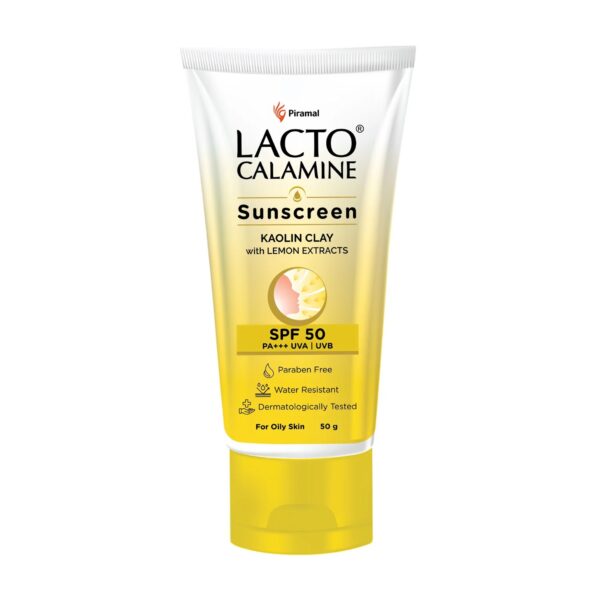 Lacto Calamine Sunscreen SPF 50 PA Sunscreen for Oily Skin 50gm