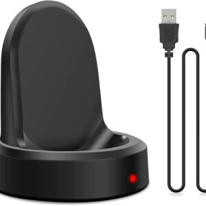Gear Watch Wireless Charger Compatible with S msung Smartwatch S2 S3 S4 Black
