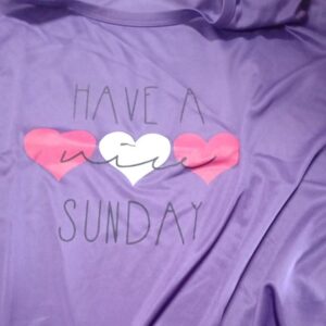 Private Lable Half Sleeve Printed T shirt with pant size XL lavender colour