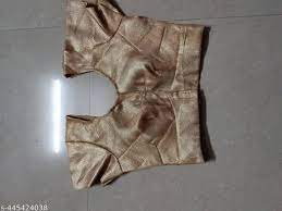 Private Lable Ready to wear daily wear blouse for women colour gold size 32
