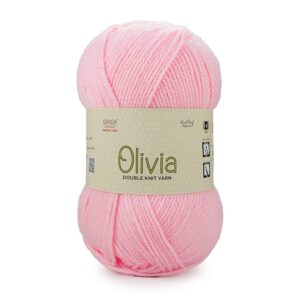 Private Lable Acrylic Wool Pink 100 gms