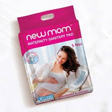 NEWMOM Set Of 1 Disposable Maxi Maternity Pads 5 Pads