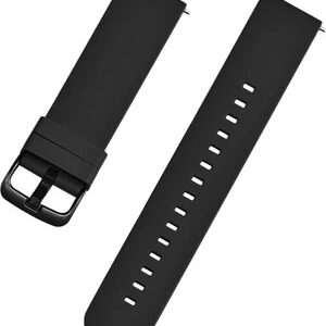 Private Lable 19 mm Smart watch strap compatible Smart Watch Strap Black