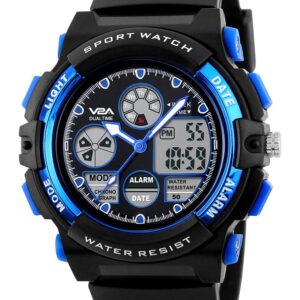 V2A Sports watch for kid boys black colour