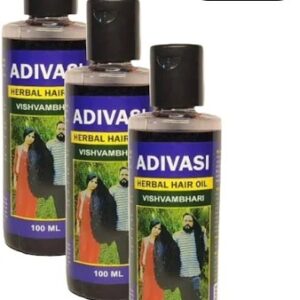 Adivasi Herbal Vishvambhari Hair Oil 100ml Pack of 3