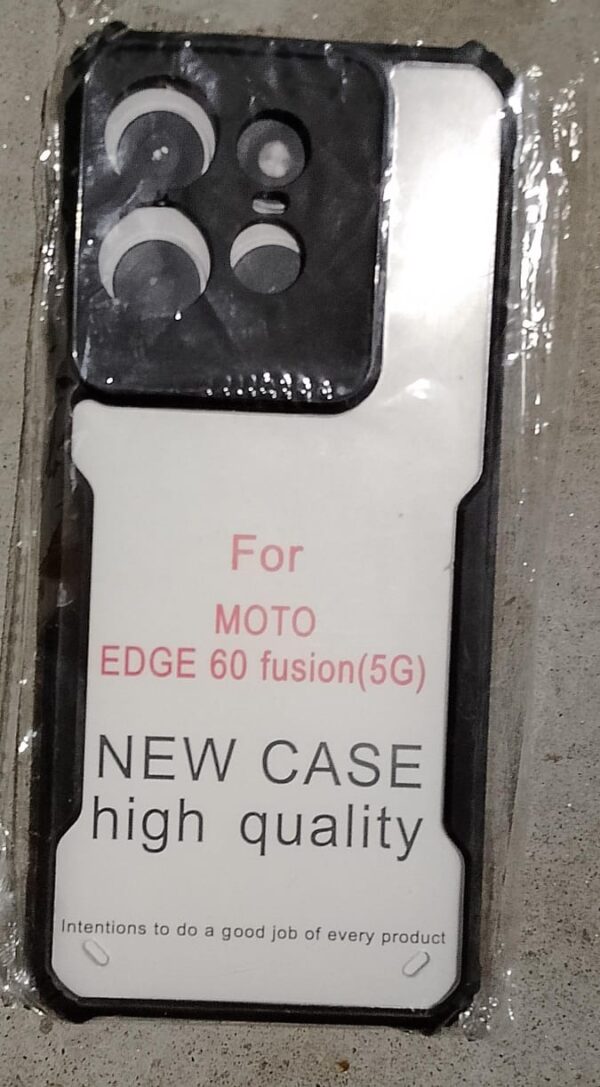 Moto Mobile Back cover Case Black