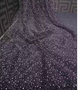 Private Label Netra art launch new net saree colour black