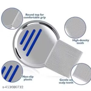 Private Lable Round Lice Comb Steel Comb