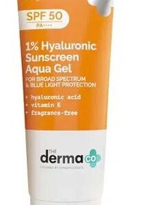 Private Label The Derma Co Sunscreen SPF 50 Hyaluronic Aqua Gel Lightweight 30g