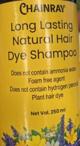 Private Lable Long Lasting Natural Hair Dye Shampoo 250ML