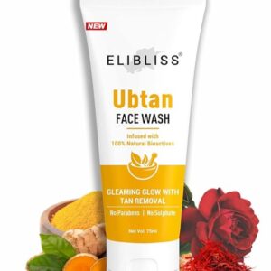 ELIBLISS Ubtan Natural Face Wash for All Skin Type with Turmeric 75ML