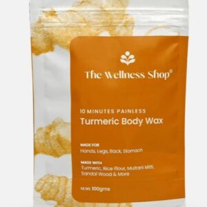 THE WELLNESS SHOP Turmeric full body wax painless herbal wax powder 100gms 10 Minute
