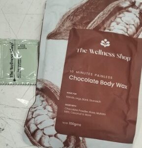 THE WELLNESS SHOP CHOCOLATE BODY WAX 100 GM
